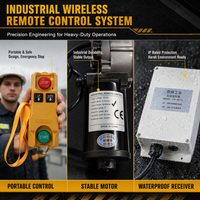 Control Remoto Inalámbrico Industrial de Largo Alcance de 2 Teclas para Grúa, Sistema de Automatización del Hogar
