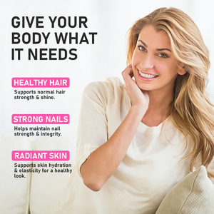 Give <b>Your</b> Body What It Needs Hair Skin and Nails Vitamins Capsules Bovine Whole Colostrum Multi-Vitamin Biotin Beauty Capsules - Product Image 4