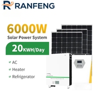 ZA EU STOCK Kit complet pour balcon, stockage d'énergie, 5kW 10kW 20kW, batterie hybride hors réseau pour panneaux solaires domestiques et montage
