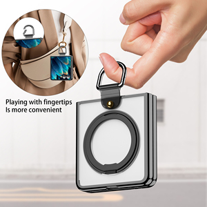 Nueva Funda Protectora para Teléfono con Anillo Giratorio de 360 Grados y Soporte, a Prueba de Golpes, con Protector de Pantalla para Samsung <span class=keywords><strong>Z</strong></span> <span class=keywords><strong>Flip</strong></span> 8 7 6 5 4 <span class=keywords><strong>3</strong></span> - Product Image 5