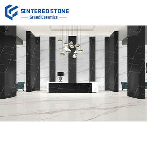 Pannello murale in grande lastra di porcellana in marmo bianco 3200*1600*6mm <span class=keywords><strong>lastre</strong></span> di <span class=keywords><strong>pietra</strong></span> sinterizzata artificiale soggiorno sala da <span class=keywords><strong>giardino</strong></span> opaco - Product Image 5