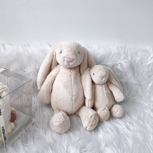 Conejos de Peluche de Alta Calidad de 40 cm, Lindos Animales de Peluche, Color Crema, Conejos Verdes, Juguetes de Peluche con Orejas Largas - Product Image 1