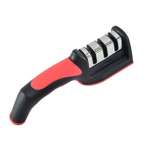 Outil d'affûtage professionnel, affûteur de couteaux et de ciseaux rapide, affûteur de couteaux manuel à trois étapes pour la maison - Product Image 5