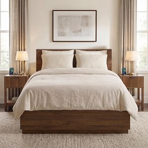 Mesita de Noche Doble SENYU Moderna de Lujo con Luz Natural, Cajón Vertical y Función de Carga para Dormitorio - Product Image 6