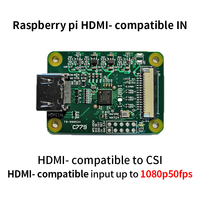 Adaptateur HDMI-compatible vers CSI-2 C790 1080P 60Hz et carte BliKVM I2S prenant en charge l'audio pour Raspberry Pi 5 4B 3B+ 3B Zero CM4