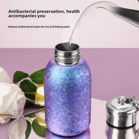 Tasse isotherme rotative en titane pur, mini-tasse moderne et minimaliste au design élégant, nouvelle tasse à café portable pour voiture, bouteille d'eau