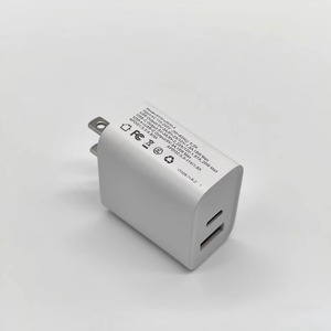 อะแดปเตอร์ชาร์จเร็วแบบติดผนัง 20W PD 3.0 ช่องเสียบ USB คู่ ชนิด Type C สำหรับโทรศัพท์ แท็บเล็ต แล็ปท็อป คอมพิวเตอร์ทั่วไป วัสดุ PC - Product Image 2