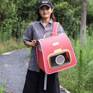 Yeni stil açık çanta taşınabilir kedi sırt çantası seyahat evcil hayvan sırt çantası büyük kapasiteli toptan yüksek kalite taşınabilir taşıyıcı - Product Image 1