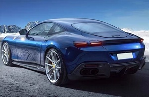 Vật liệu hàng đầu cánh xe phù hợp cho Ferrari Roma n-phong cách khô sợi carbon hàng đầu Spoiler - Product Image 6