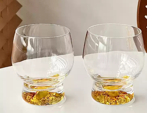 380ml Cadeau promotionnel Milieu du siècle Ballon à tige claire Cordial Apéritif <span class=keywords><strong>Cognac</strong></span> Verres Champagne Dessert Coupe Verres - Product Image 5
