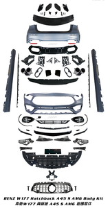 Nuovo Design Kit Carrozzeria per <span class=keywords><strong>Mercedes</strong></span> Classe <span class=keywords><strong>A</strong></span> W177 A45 Anno 2019, Paraurti Posteriore di Alta Qualità, Parte di Aggiornamento Esterno, Componenti Auto - Product Image 6