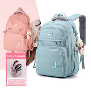 JIANGLIDA mochila escolar leve para meninas e adolescentes, mochila escolar grande e leve de boa qualidade para meninas e adolescentes, 2024