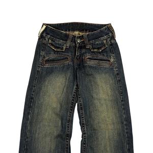 Jeans décontractés pour hommes, coupe ample, effet usé, bordure effilochée, style streetwear décontracté pour le quotidien et les activités de plein air - Product Image 5