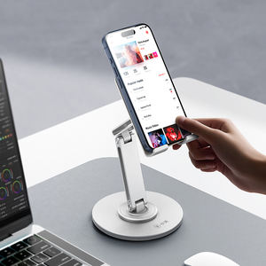 Feixiang X100 support de <span class=keywords><strong>tablette</strong></span> support en aluminium avec base rotative et <span class=keywords><strong>bras</strong></span> <span class=keywords><strong>articulé</strong></span> flexible <span class=keywords><strong>pour</strong></span> étuis épais et téléphones <span class=keywords><strong>pour</strong></span> bureaux - Product Image 3