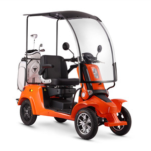 신형 4륜 전기 골프 카트 밀폐형 오토바이 30-50km 주행거리 30-50km/h 속도 1-2인승 - Product Image 6
