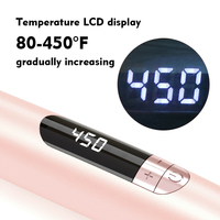 Fer à boucler automatique professionnel rotatif en titane avec affichage LCD 28/32 mm, chauffe rapide