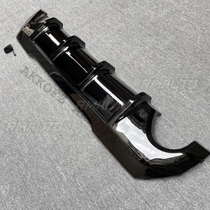 ชุดแต่งสไตล์รถยนต์สำหรับ BMW ซีรีส์ 1 F40 MP ปี 2019 สีดำ PP รุ่น M135i ดิฟฟิวเซอร์กันชนหลัง - Product Image 4