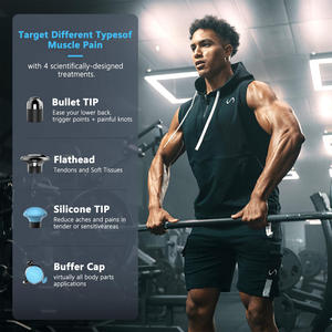 Healthpal Mini Fascia Stimulator bisnis dalam tisu getaran perkusi otot meringankan kelelahan pijat tubuh pistol - Product Image 3