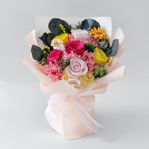 2025 Preserved Flower Bouquets Cross Border Christmas Gifts <strong>Roses</strong> Ready Made Gifts Preserved Flower Bouquets - Product Image 3