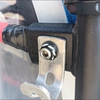 Baut Sekrup Pengikat Plat Nomor Motor Aluminium Multi-warna 6mm, Washer Plat Dekoratif, Baut Kepala Heksagonal