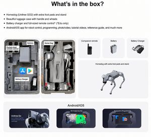 100% Authentique pour Go2 Edu Standard Plus Robot Chien Quadrupède Realsense D435i 40/100 TOPS IA Linux/ROS Développement Secondaire - Product Image 5