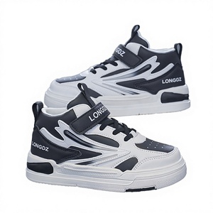 China Factory Direct Supply Unisex Teenage High Cut Leather Kids Casual <strong>Shoes</strong> Anti-Odor Digital Printing Classic Design All - Product Image 5