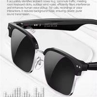 Lunettes Intelligentes W100D : Conversation Vidéo et Vocale IA, Traduction en Temps Réel (164 Langues), Lunettes de Soleil Connectées sans Fil BT