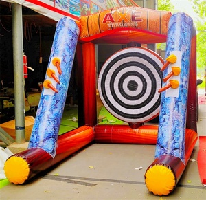 Cible de fléchettes de football gonflable personnalisée, <span class=keywords><strong>jeu</strong></span> de lancer interactif de qualité commerciale <span class=keywords><strong>pour</strong></span> <span class=keywords><strong>la</strong></span> location d'événements, diamètre 4m - Product Image 4