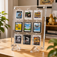 Étui de protection magnétique compatible Nintendo 3DS avec 6 emplacements pour cartouches, boîte de rangement transparente en acrylique pour cartes de jeu
