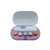 Nouveauté : Coupe-ongles électrique pour bébé, sûr, doux et silencieux, avec lumière LED pour le soin des ongles des nouveau-nés la nuit