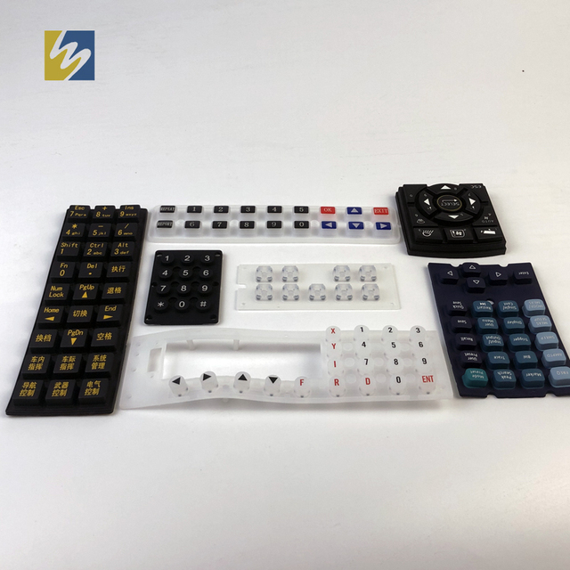 Custom Rubber Keypad Button Silicone Rubber Keypad Keycaps Rubber