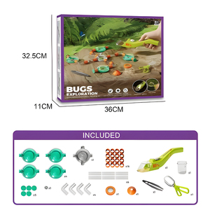 STEM Insectenverkenningset voor kinderen van 5 tot 7 jaar met plastic observatiekoffer, insectenstofzuiger & educatieve natuurverkenningsgereedschappen - Product Image 3