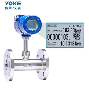 Rs485 Output Gas Mass Flowmeter Sensor Insertion Oxygen Thermal Gas Mass Flow Meter
