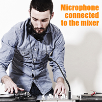 Microphone DJ professionnel à col de cygne dynamique pour mélangeur disque dédié criant Microfone KTV Bar DJ Mic