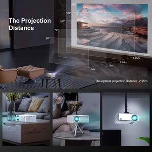 Máy Chiếu LED Mini WIFI Beamer HD 1280X720P Đồng Bộ Hóa Màn Hình Điện Thoại Thông Minh - Product Image 5