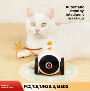 Petcore IOT CX16 Modern Eco-Friendly Plastic Smart Kitten <strong>Racing</strong> Car Space <strong>Wheel</strong> Electric Toy for Cats Boredom Relief - Product Image 3