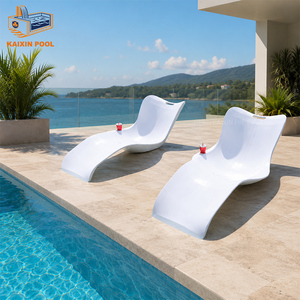 Chaise longue d'extérieur grande taille pour piscine, transat de piscine pour hôtel, chaise longue de piscine - Product Image 3
