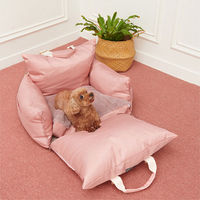 Coussin de siège auto pour chien personnalisé et utilisation à domicile |   Coussin de siège arrière portable imperméable AB Sides | OEM ODM Faible MOQ Housse Amovible Lavable