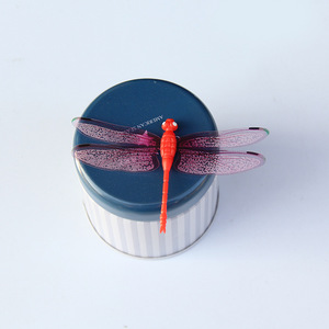 Luminose Libellule Simulate Colorate Fluorescenti Magneti per Frigorifero Accessori <span class=keywords><strong>di</strong></span> Lusso Arte Murale Decorazione Casa - Product Image 4