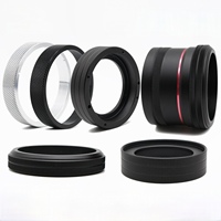 Boîtier d'objectif photographique personnalisé en aluminium et acier inoxydable pour lentilles optiques, usiné par CNC, anodisé, pour équipement photographique
