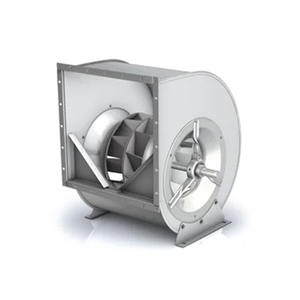 Ventilateur centrifuge à double entrée entraîné par courroie Nicotra série RZR 230/400V, pales profilées incurvées vers l'arrière, profil creux, roulement à billes, OEM/ODM - Product Image 1
