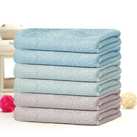 Factory Price Bamboo Baby Washcloths Square Face Towel Bath Towel Natural Organic Baby Cleaning Towels Set