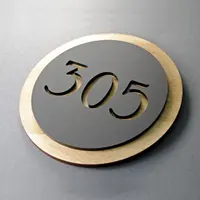 Акриловые дверные знаки для гостиниц, номер Номера для комнат, дверные знаки для квартир, знак для отеля