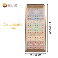 Jiwan Lejia - Colchoneta de Masaje con 7 Piedras de Chakra Arcoíris, Personalizada al por Mayor, para Suite de Bienestar