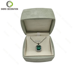 Boîtes de rangement pour bijoux en velours de soie tendance et luxueuses personnalisées, pour bagues, boucles d'oreilles, colliers, emballage élégant en daim personnalisé - Product Image 6