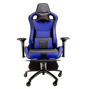 <span class=keywords><strong>Silla</strong></span> de gama alta, <span class=keywords><strong>silla</strong></span> de juego reclinable con respaldo alto, reposabrazos 4d ajustables, combinación de escritorio azul, <span class=keywords><strong>silla</strong></span> para videojuegos con reposapiés extraíble - Product Image 2