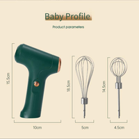LOVFE HOT Populaire Mixeur Plongeant Électrique, Mini Mixeur à Main Portable pour Œufs