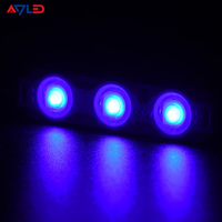 Modules LED étanches IP67 DC12V 7016 MM RGB SMD 5050 0.72W Dimmables Ra80 pour enseignes extérieures, lettres lumineuses et caissons lumineux