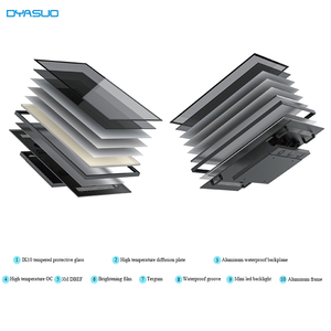 Độ sáng cao IP66 không thấm nước 75 "98" treo tường <span class=keywords><strong>LCD</strong></span> quảng cáo Bảng hiển thị cho cửa hàng bán lẻ ngoài trời kỹ thuật số biển - Product Image 2