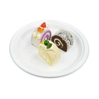Assiettes en papier jetables pour pâtisseries et gâteaux de fête 5'' 6'' 7'' 8'' 9''